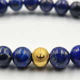 Lapis lazuli mala necklace - 108 8mm beads