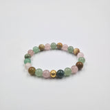 BABY bracelet in Ocean Jasper, Rose Quartz and Green Aventurine