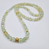 Prehnite mala necklace - 108 8mm beads