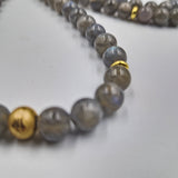 Labradorite mala necklace - 108 8mm beads