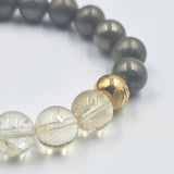 Pyrite and Citrine bracelet