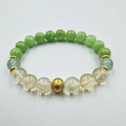 Bracelet PANCREAS en Citrine, Jade, Fluorite