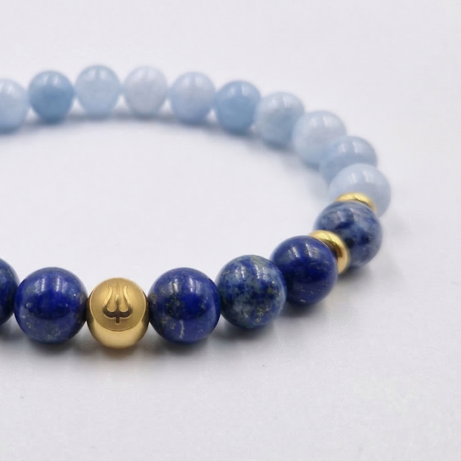 Bracelet Perles Naturelles Lapis Lazuli – Bien-être Et Lithothérapie (Budget Beauté)