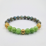 Bracelet Sagittaire Année 2026 en Jade, Citrine et Labradorite